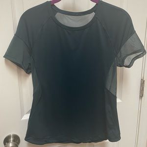 Lululemon Mesh Back Workout Shirt